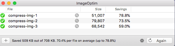 ImageOptim Compression